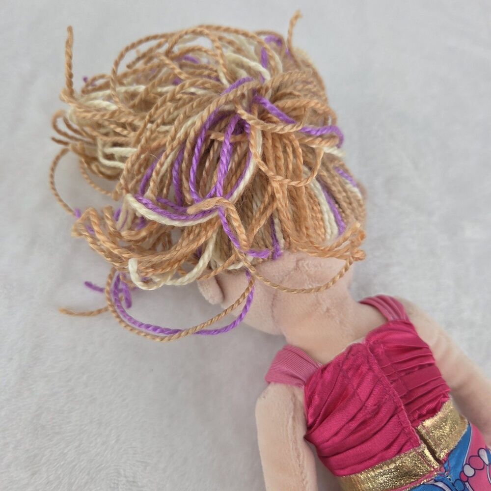 Groovy Girls Princess Ella Soft Doll Pink Dress Gold Shoes Manhattan Toy 2013 - Picture 10 of 12